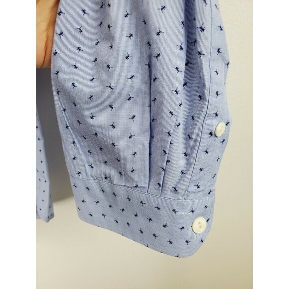 Barbour Slim‎ Fit Beacon Brand Mens XL USA Long Sleeve Button Up Shirt - Picture 4 of 7